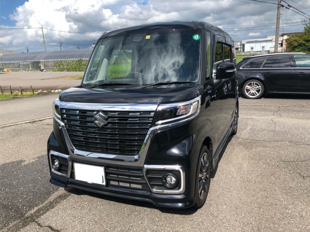 スズキ　スペーシアカスタムカーフィルム施工