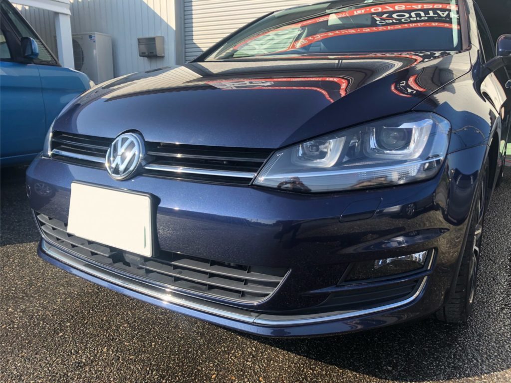 フォルクスワーゲン　ゴルフ7  ヘッドライトリペア