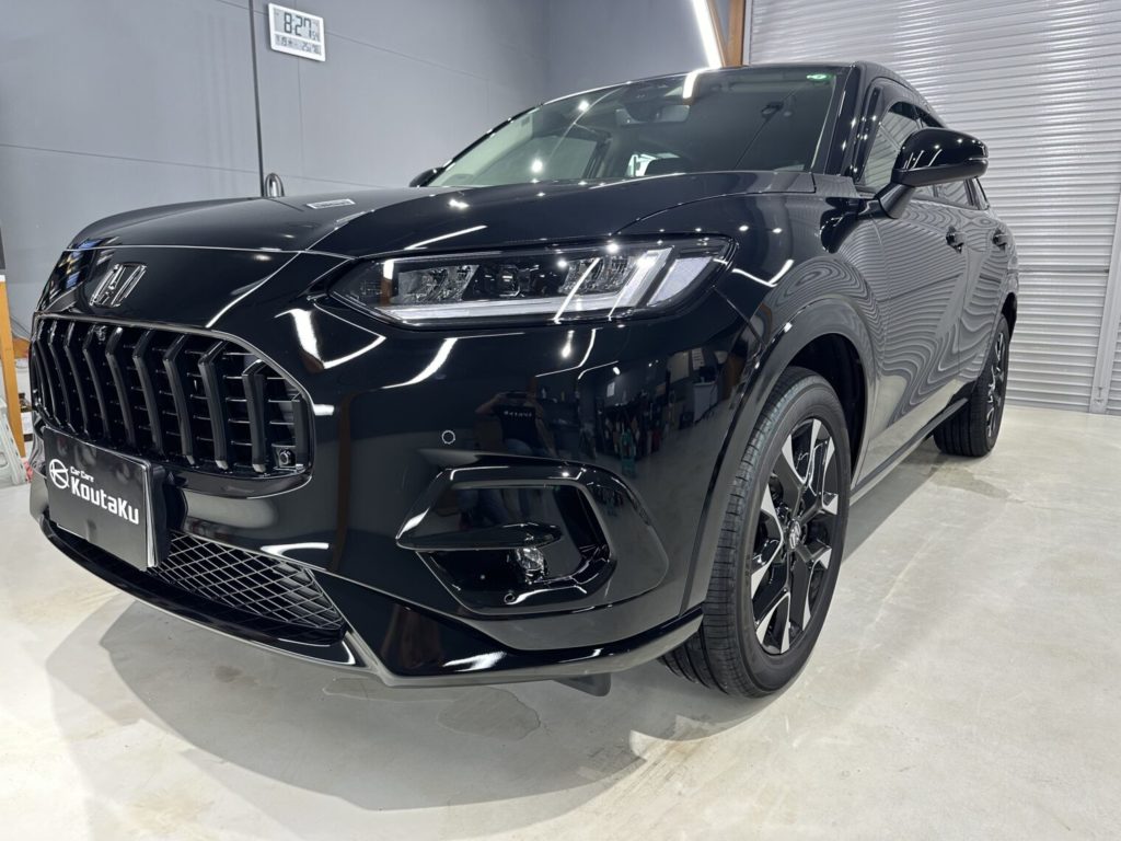 ホンダ・ZR-V鏡面磨き作業・セラミックコーティング施工事例　射水市Ｏ様