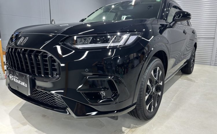 ホンダ・ZR-V鏡面磨き作業・セラミックコーティング施工事例　射水市Ｏ様