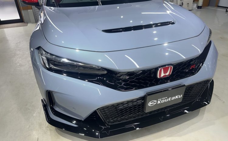 ホンダ・シビックタイプＲ鏡面磨き作業+セラミックコーティング施工事例　富山県高岡市H様