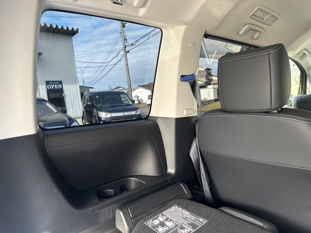 三菱デリカＤ５遮熱カーフィルム施工事例　中新川郡Ｋ様