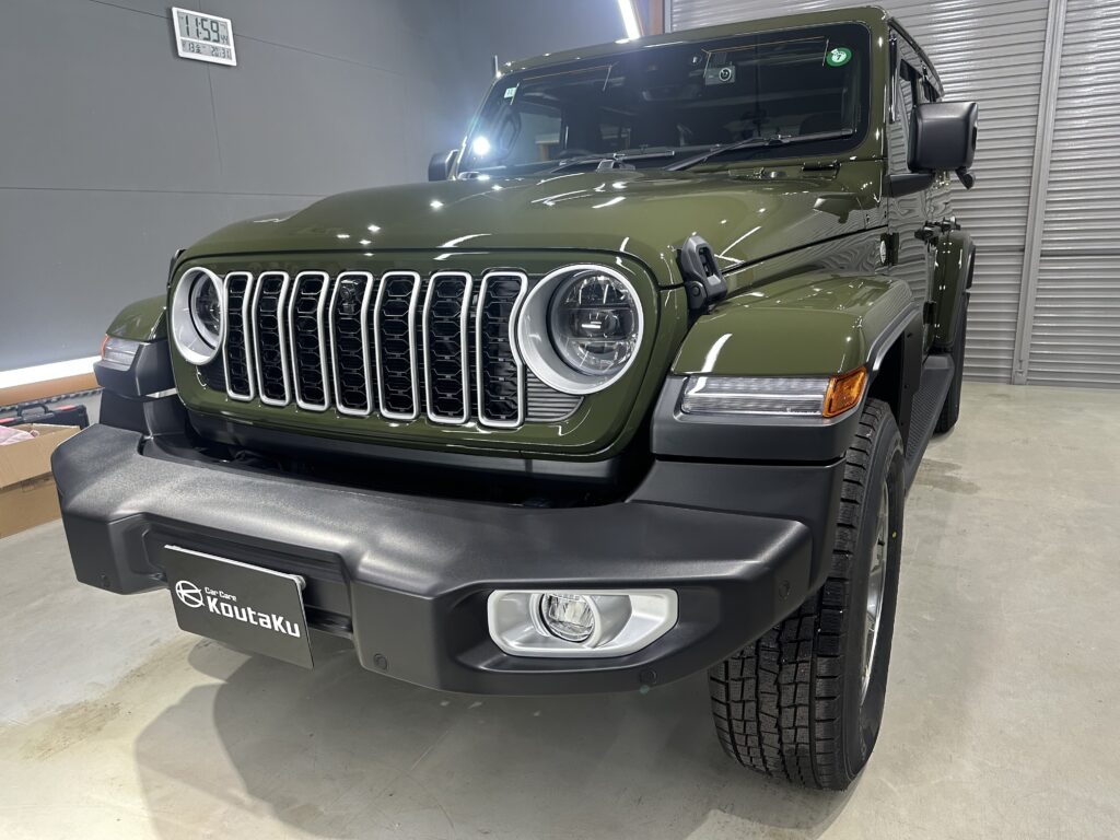 ラングラー鏡面磨き作業+セラミックコーティング施工事例　富山県富山市Ｋ様