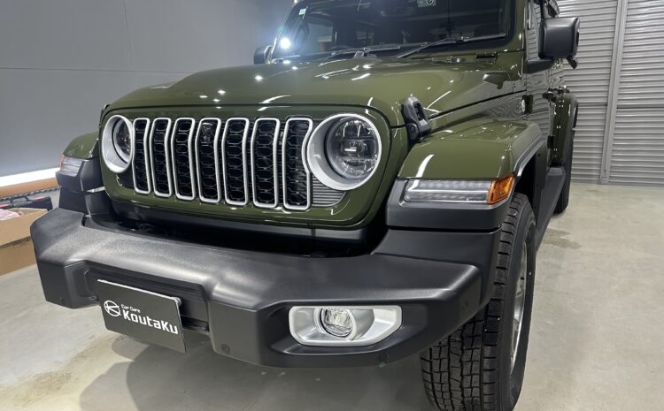 ラングラー鏡面磨き作業+セラミックコーティング施工事例　富山県富山市Ｋ様