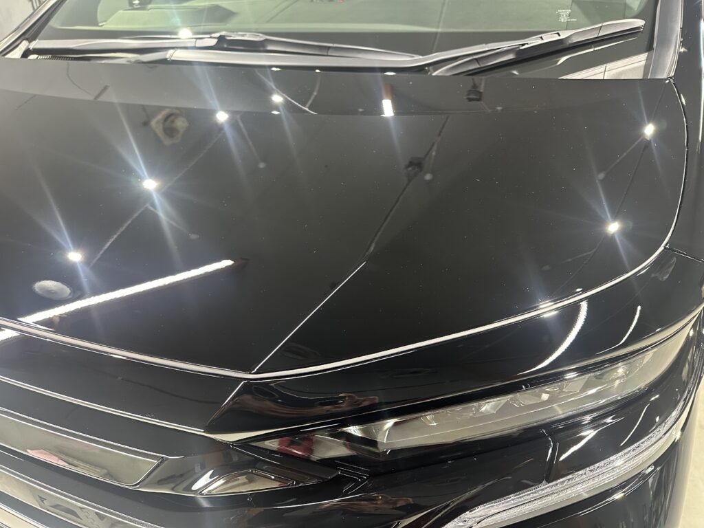 ヴェルファイア鏡面磨き作業+セラミックコーティング施工事例　富山県中新川郡M様
