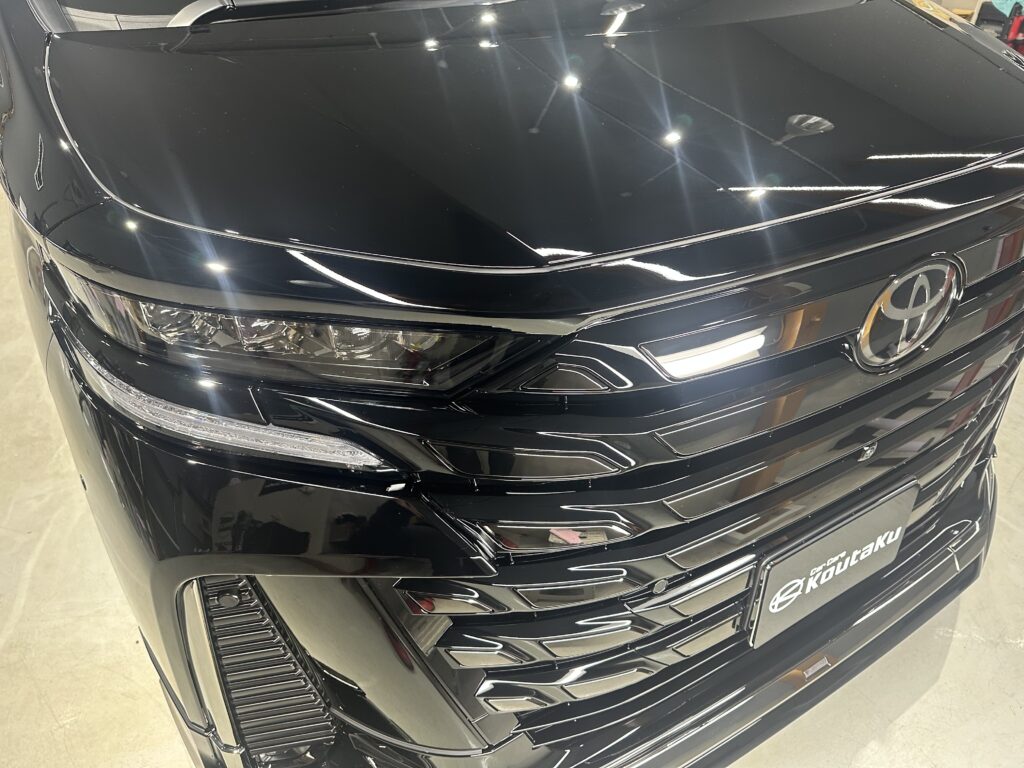 ヴェルファイア鏡面磨き作業+セラミックコーティング施工事例　富山県中新川郡M様
