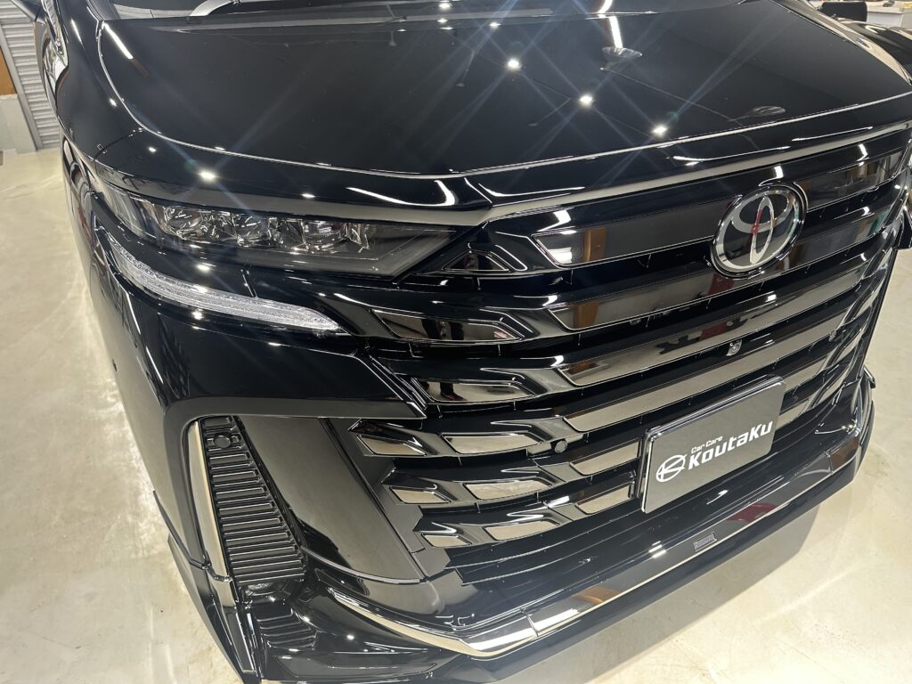 ヴェルファイア鏡面磨き作業+セラミックコーティング施工事例　富山県中新川郡M様