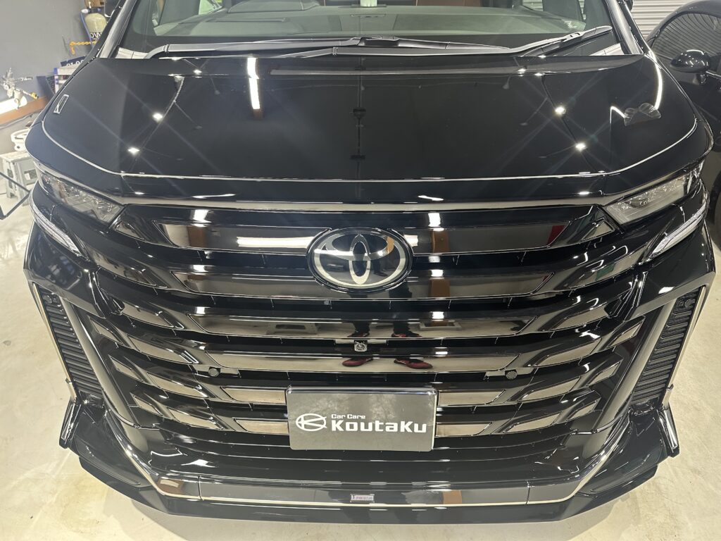 ヴェルファイア鏡面磨き作業+セラミックコーティング施工事例　富山県中新川郡M様