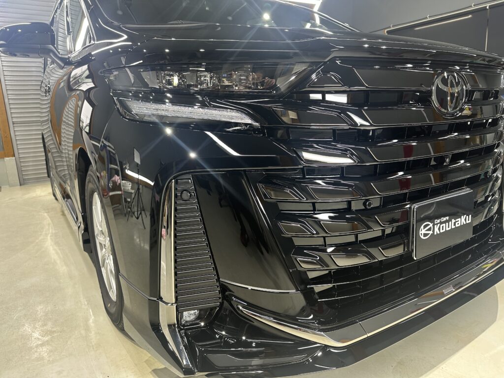 ヴェルファイア鏡面磨き作業+セラミックコーティング施工事例　富山県中新川郡M様