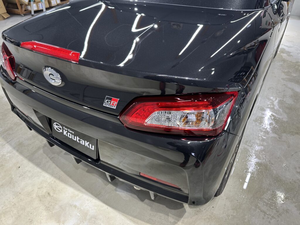 ダイハツコペン ・鏡面磨き作業+セラミックコーティング施工事例・富山県魚津市T様