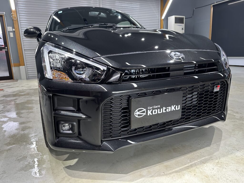 ダイハツコペン ・鏡面磨き作業+セラミックコーティング施工事例・富山県魚津市T様