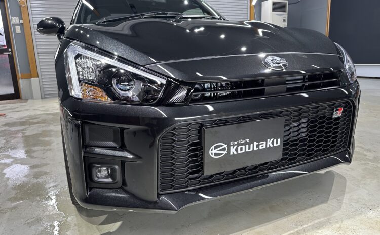 ダイハツコペン ・鏡面磨き作業+セラミックコーティング施工事例・富山県魚津市T様