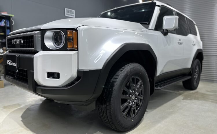 トヨタランドクルーザー２５０・鏡面磨き作業+セラミックコーティング施工事例　富山県富山市Ｔ様