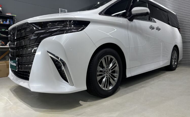 トヨタアルファード・鏡面磨き作業+セラミックコーティング施工事例　富山県砺波市S様