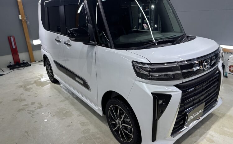 ダイハツタントカスタム・遮熱カーフィルム施工事例　富山県富山市Ｋ様