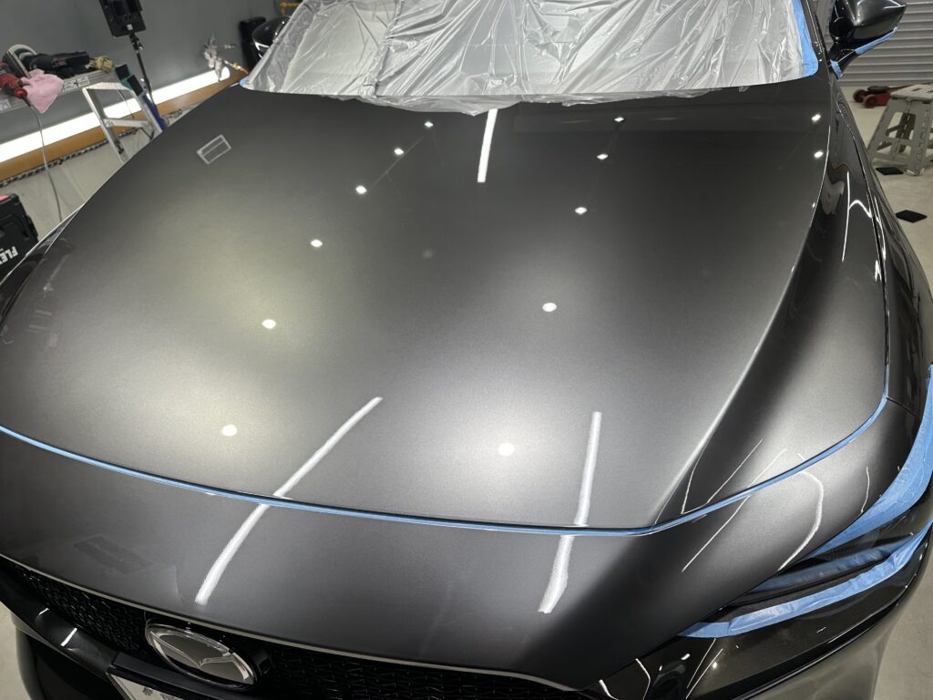マツダ３・鏡面磨き作業+セラミックコーティング施工事例　富山県魚津市Y様