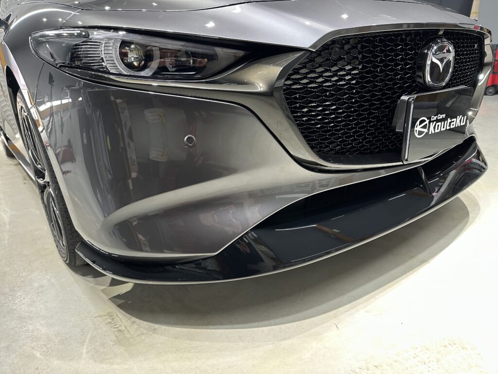 マツダ３・鏡面磨き作業+セラミックコーティング施工事例　富山県魚津市Y様