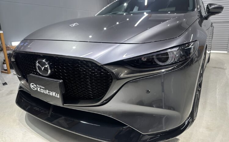 マツダ３・鏡面磨き作業+セラミックコーティング施工事例　富山県魚津市Y様