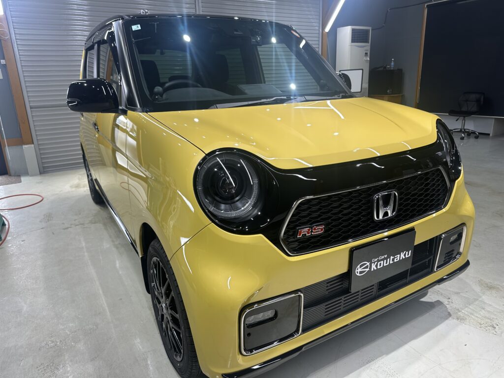 ホンダN-ONE・鏡面磨き作業+セラミックコーティング施工事例　富山県富山市F様