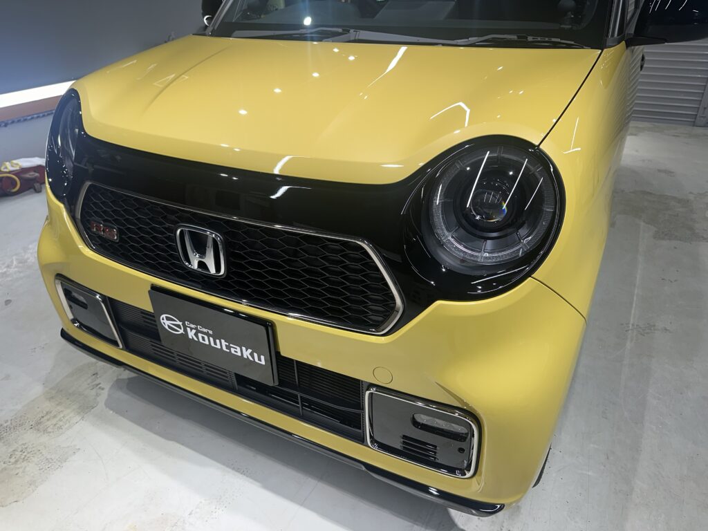 ホンダN-ONE・鏡面磨き作業+セラミックコーティング施工事例　富山県富山市F様