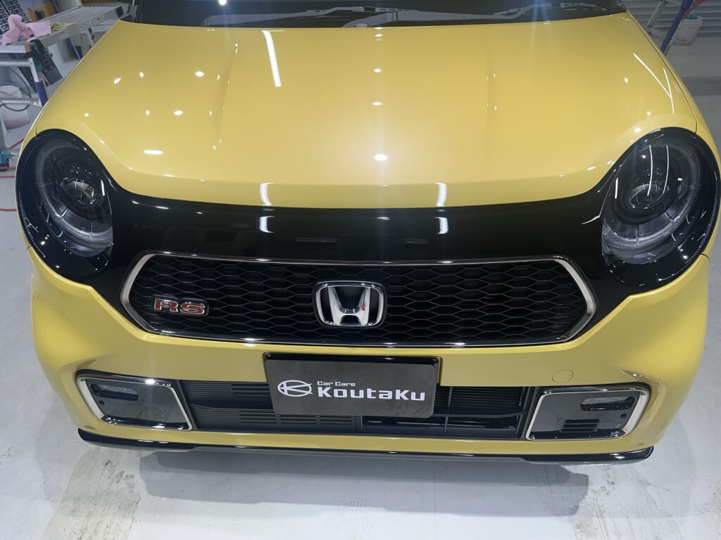 ホンダN-ONE・鏡面磨き作業+セラミックコーティング施工事例　富山県富山市F様