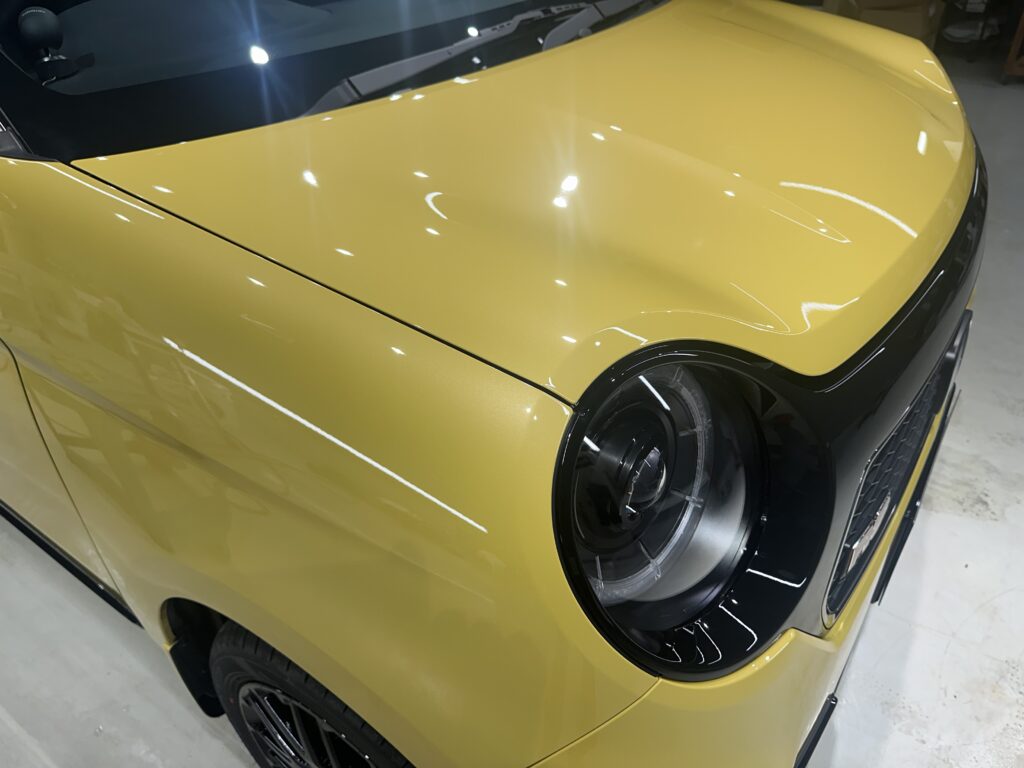 ホンダN-ONE・鏡面磨き作業+セラミックコーティング施工事例　富山県富山市F様