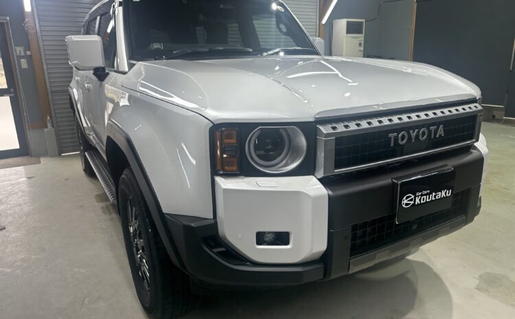 トヨタランドクルーザー２５０・鏡面磨き作業+セラミックコーティング施工事例　富山県 富山市Ｉ様