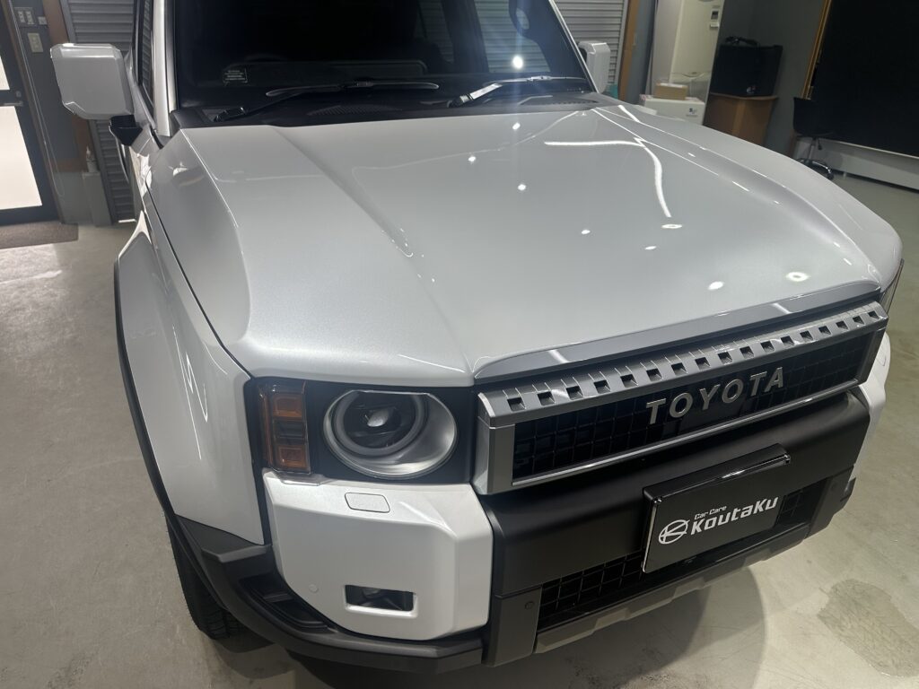 トヨタランドクルーザー２５０・鏡面磨き作業+セラミックコーティング施工事例　富山県 富山市Ｉ様