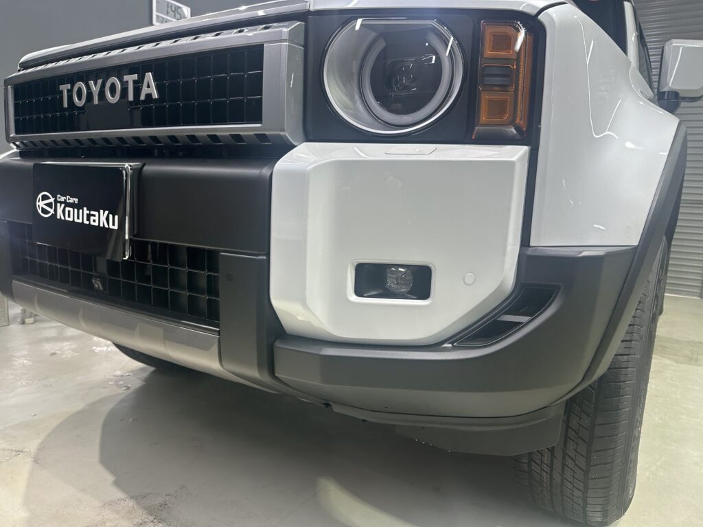 トヨタランドクルーザー２５０・鏡面磨き作業+セラミックコーティング施工事例　富山県 富山市Ｉ様