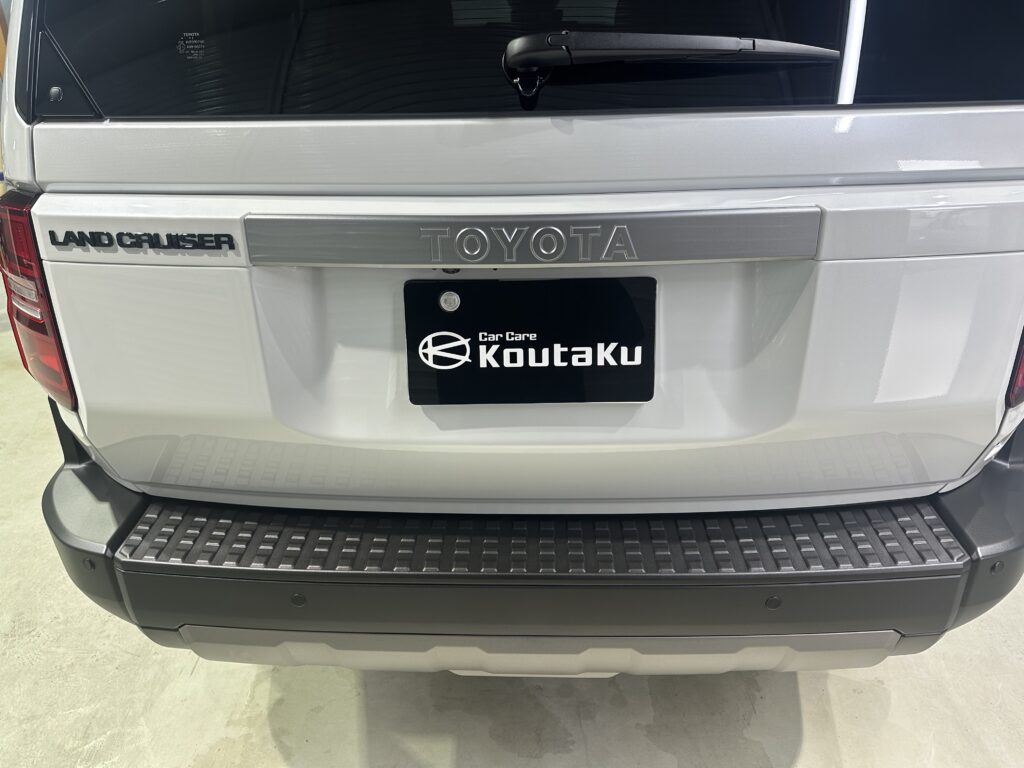 トヨタランドクルーザー２５０・鏡面磨き作業+セラミックコーティング施工事例　富山県 富山市Ｉ様