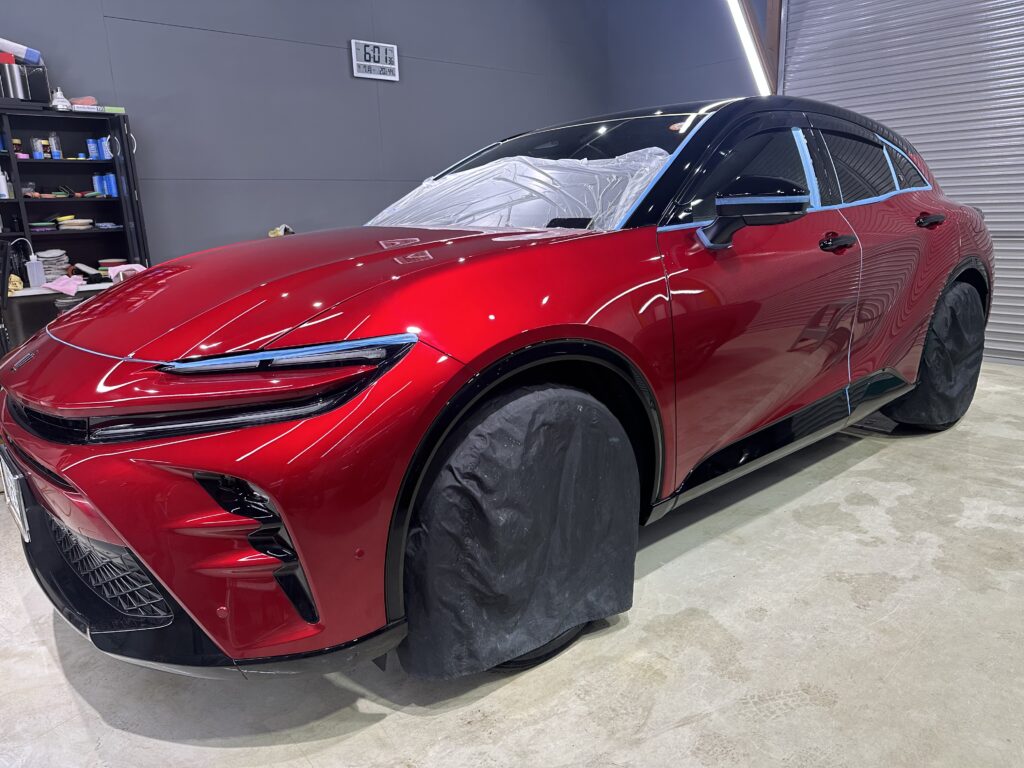 クラウンスポーツ・鏡面磨き作業+セラミックコーティング施工事例　富山県　中新川郡N様