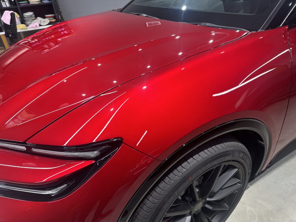 クラウンスポーツ・鏡面磨き作業+セラミックコーティング施工事例　富山県　中新川郡N様