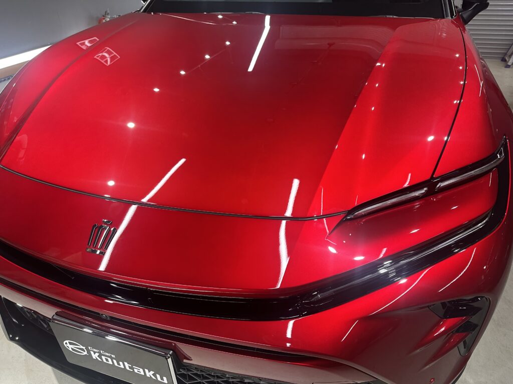 クラウンスポーツ・鏡面磨き作業+セラミックコーティング施工事例　富山県　中新川郡N様