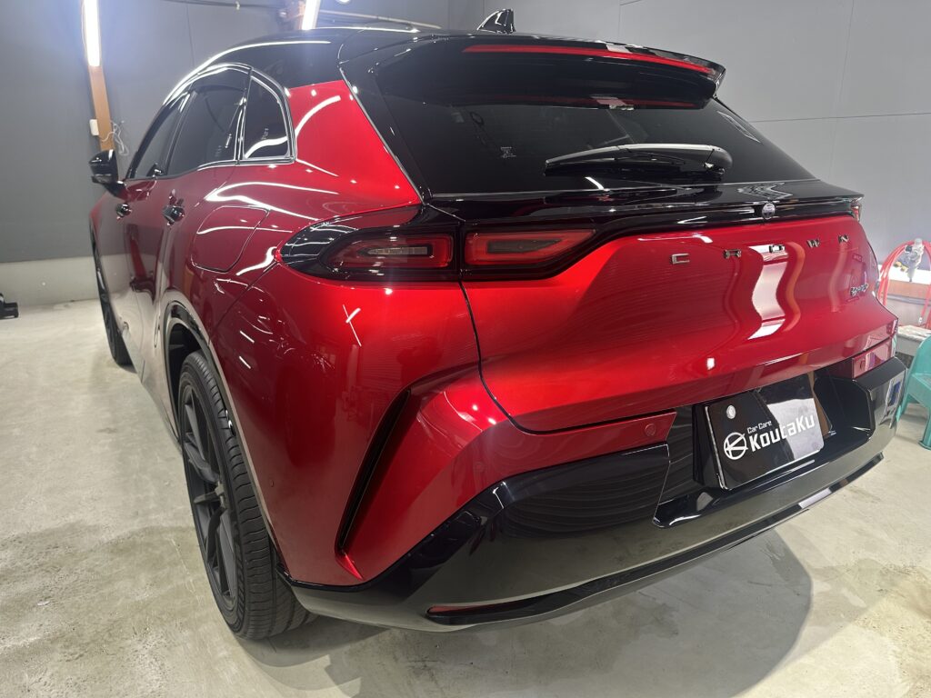 クラウンスポーツ・鏡面磨き作業+セラミックコーティング施工事例　富山県　中新川郡N様