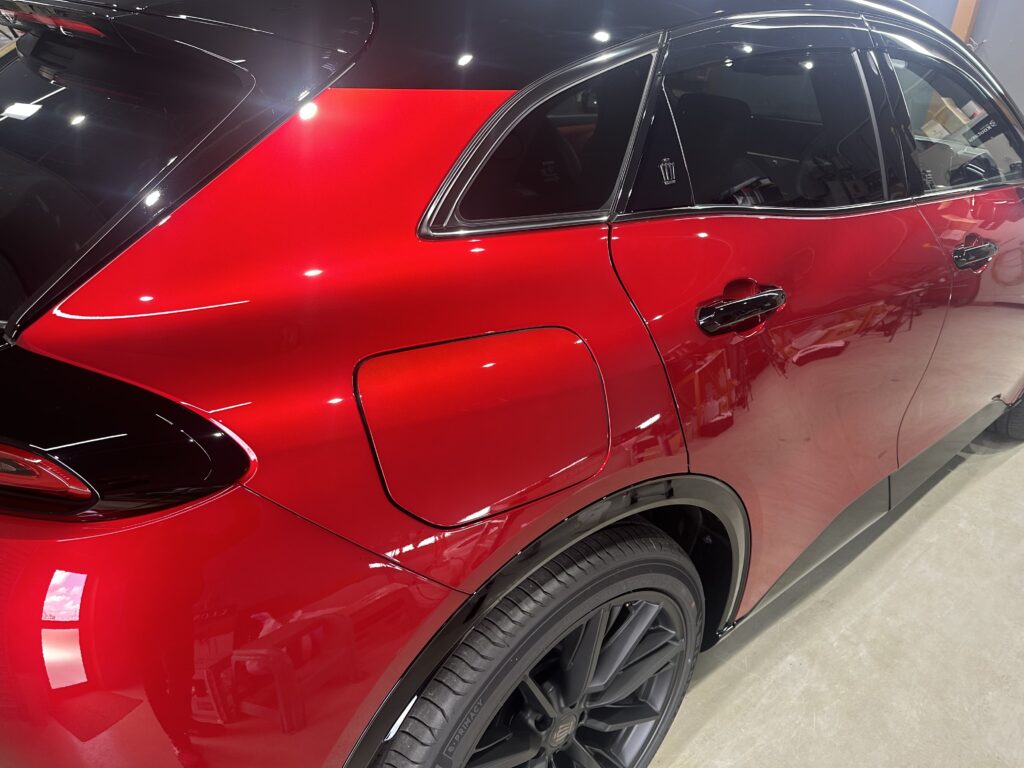 クラウンスポーツ・鏡面磨き作業+セラミックコーティング施工事例　富山県　中新川郡N様