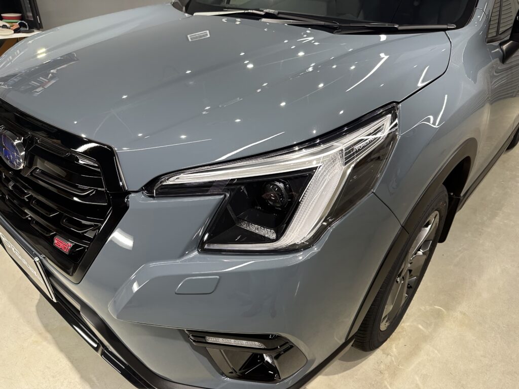 スバルフォレスター・鏡面磨き作業+セラミックコーティング施工事例　石川県 金沢市Ｔ様