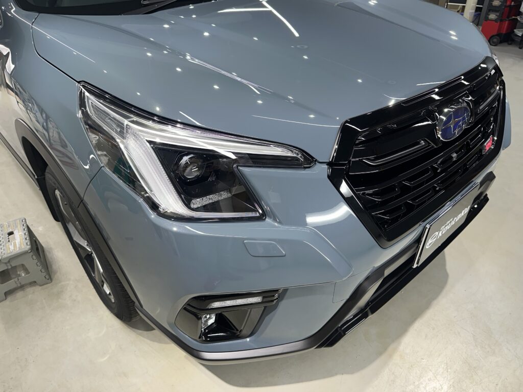 スバルフォレスター・鏡面磨き作業+セラミックコーティング施工事例　石川県 金沢市Ｔ様