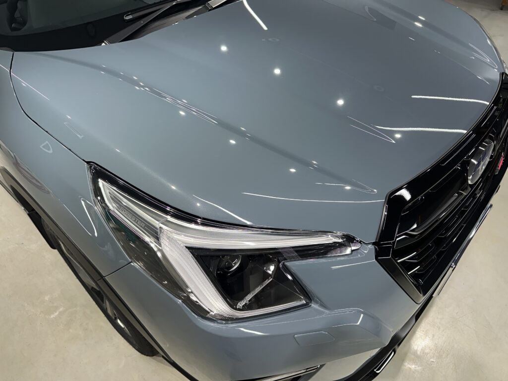 スバルフォレスター・鏡面磨き作業+セラミックコーティング施工事例　石川県 金沢市Ｔ様