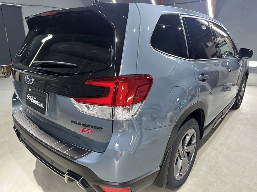 スバルフォレスター・鏡面磨き作業+セラミックコーティング施工事例　石川県 金沢市Ｔ様