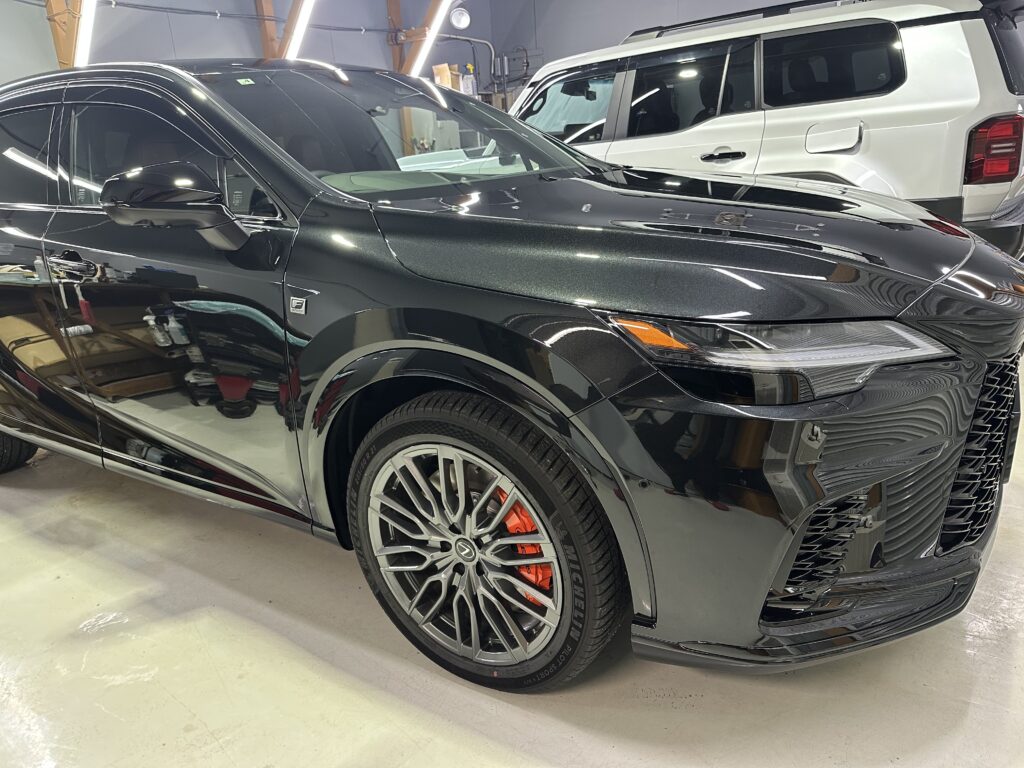 レクサスRX500ｈ・鏡面磨き作業+セラミックコーティング施工事例　富山県 滑川市Ｕ様