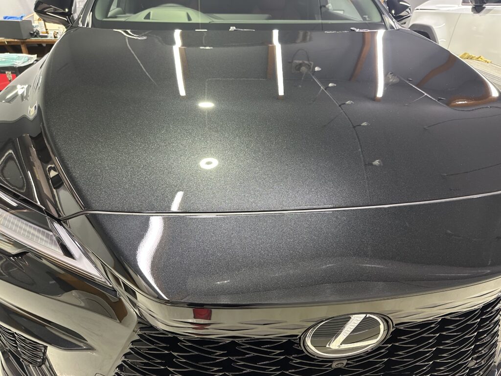 レクサスRX500ｈ・鏡面磨き作業+セラミックコーティング施工事例　富山県 滑川市Ｕ様
