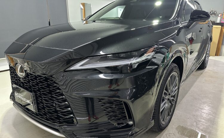 レクサスRX500ｈ・鏡面磨き作業+セラミックコーティング施工事例　富山県 滑川市Ｕ様