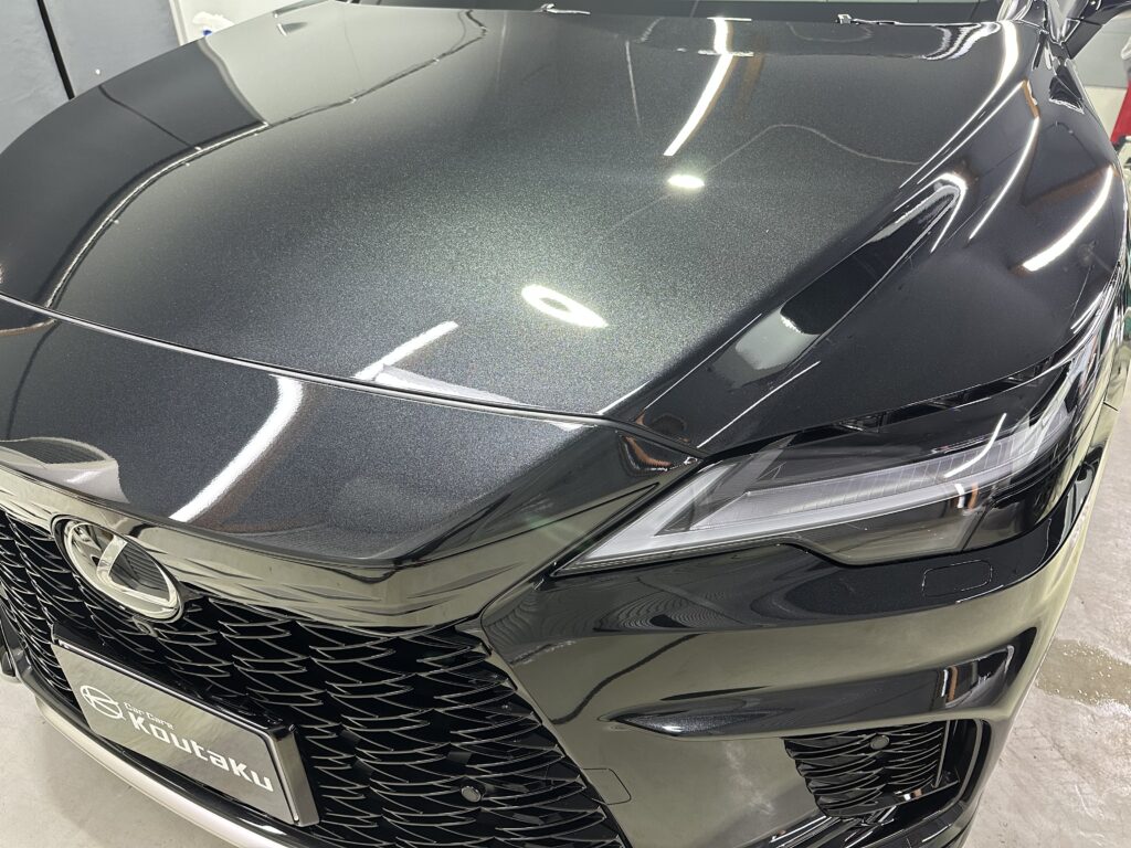 レクサスRX500ｈ・鏡面磨き作業+セラミックコーティング施工事例　富山県 滑川市Ｕ様