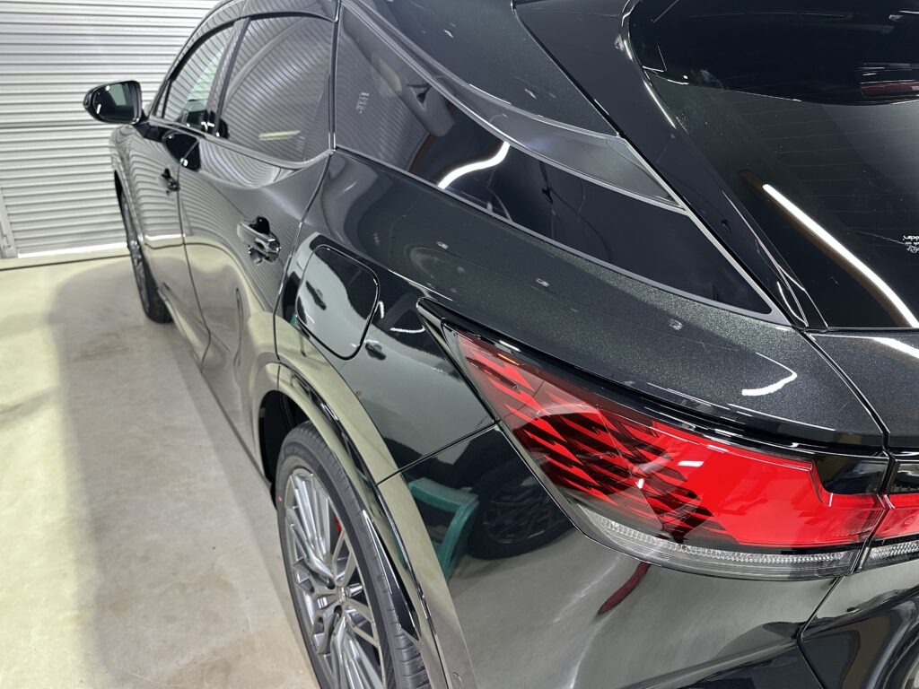 レクサスRX500ｈ・鏡面磨き作業+セラミックコーティング施工事例　富山県 滑川市Ｕ様