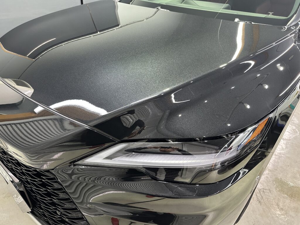 レクサスRX500ｈ・鏡面磨き作業+セラミックコーティング施工事例　富山県 滑川市Ｕ様