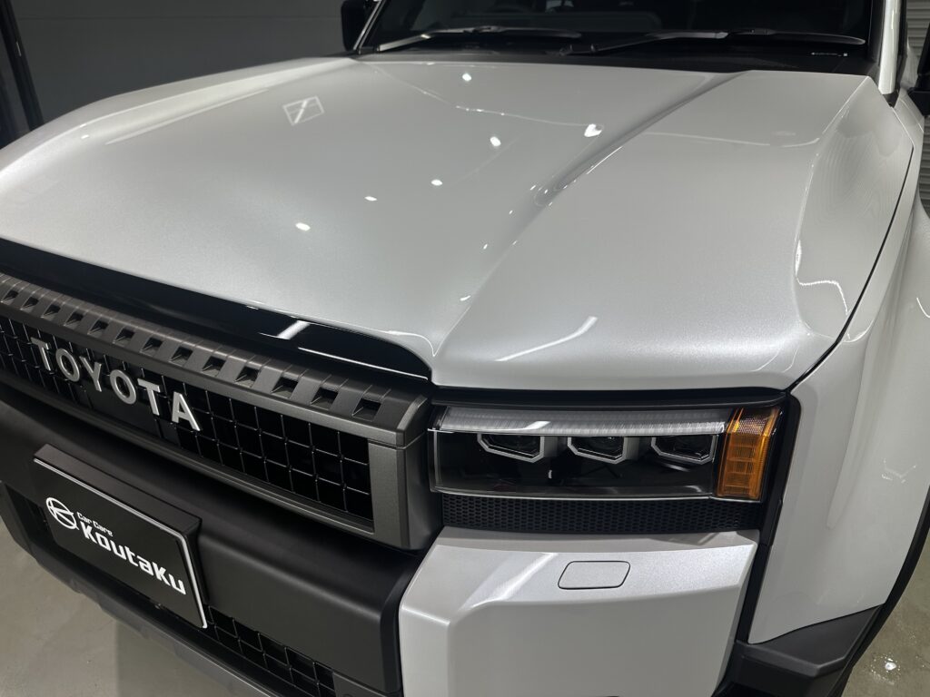トヨタランドクルーザー２５０・鏡面磨き作業+セラミックコーティング施工事例　富山県富山市Y様