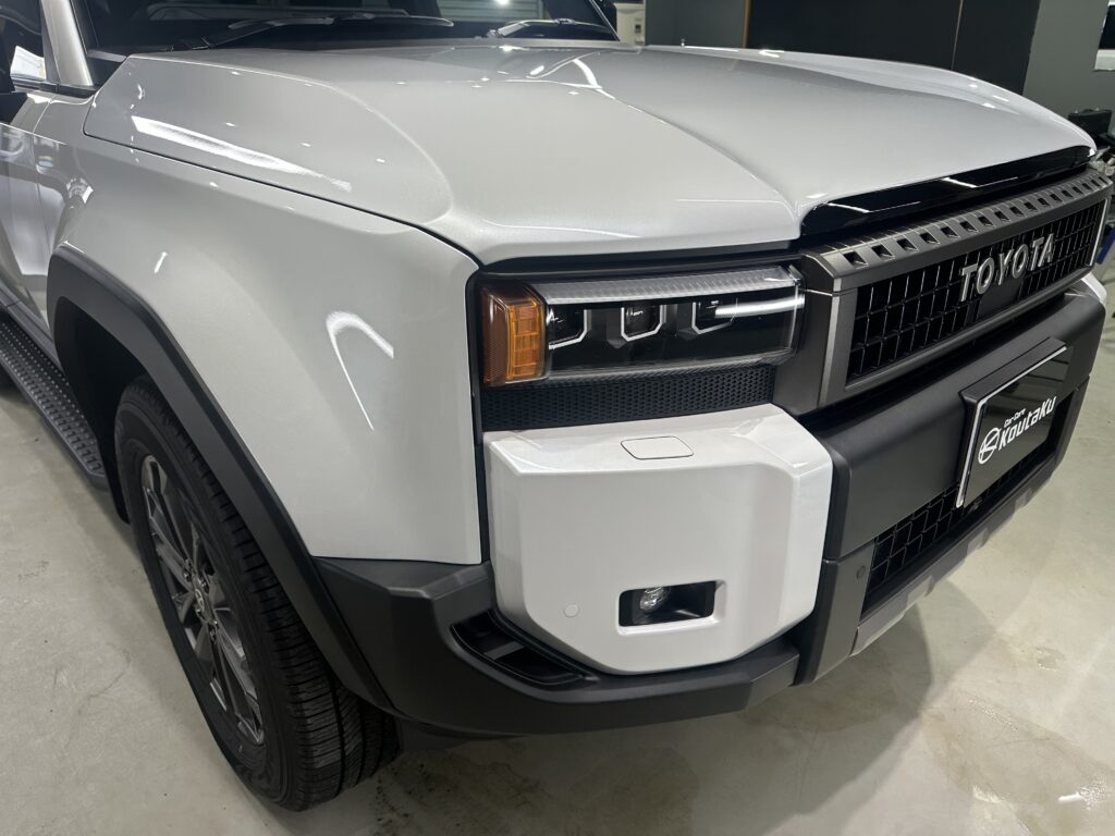 トヨタランドクルーザー２５０・鏡面磨き作業+セラミックコーティング施工事例　富山県富山市Y様