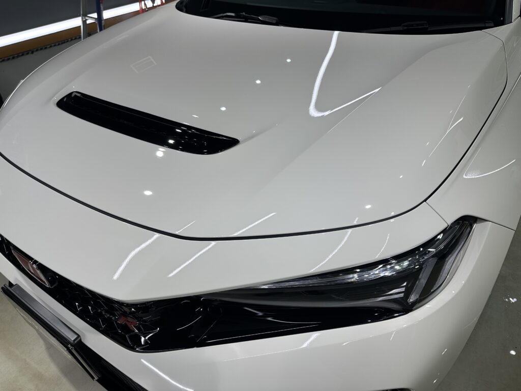 ホンダシビックタイプR・鏡面磨き作業+セラミックコーティング施工事例　富山県　射水市Ｉ様