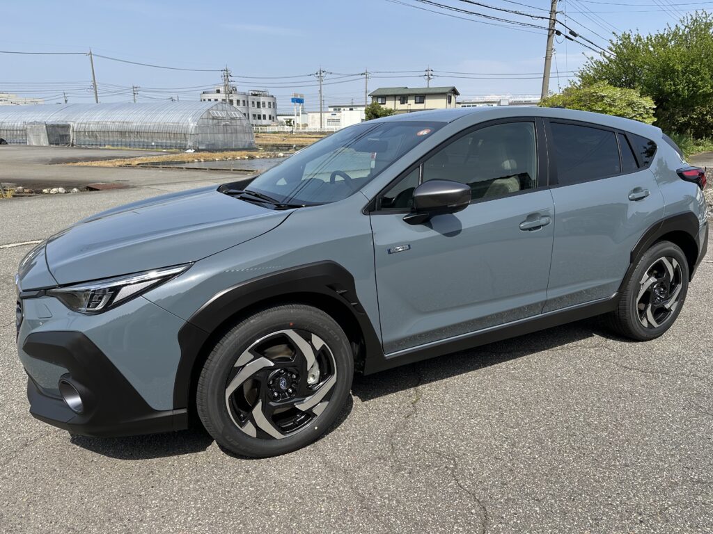 スバルクロストレック・鏡面磨き作業+セラミックコーティング施工事例　富山県　魚津市Ｍ様