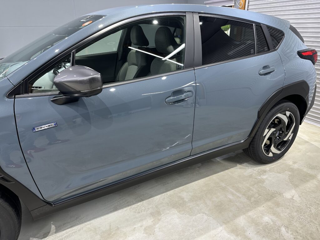 スバルクロストレック・鏡面磨き作業+セラミックコーティング施工事例　富山県　魚津市Ｍ様